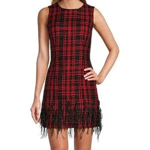 Antonio Melani
Irine Tweed Feather Trim Dress new with tag